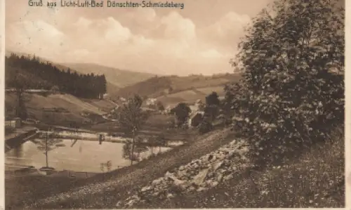 01744 Dönschten Dippoldiswalde Licht Luft Bad o 1928