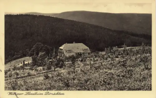 01744 Dönschten Dippoldiswalde Landheim Landpoststempel o 1940