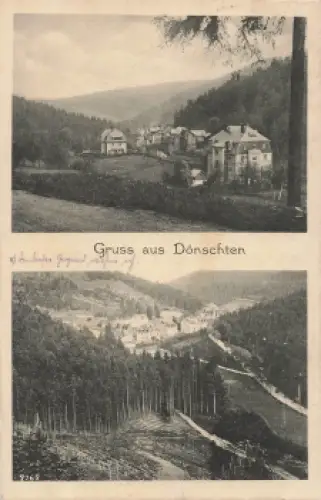01744 Dönschten Dippoldiswalde o 1925