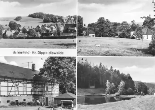 01744 Schönfeld Dippoldiswalde Ferienheim Erbgericht * 1981