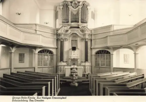 01744 Schmiedeberg George Bähr Kirche Orgel o 1974