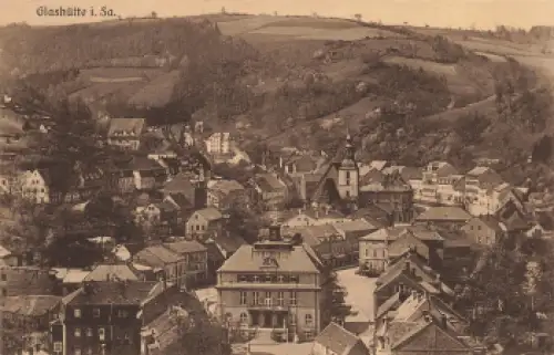 01768 Glashütte Sachsen mit Uhrmacherschule * um 1920