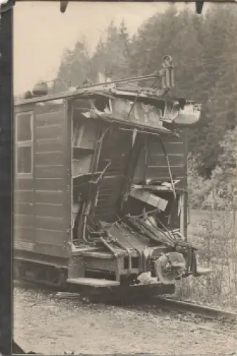 01809 Müglitztalbahn Hochwasser 1927 Echtfoto