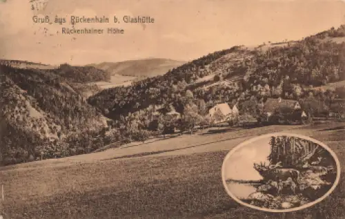 01768 Rückenhain Glashütte Sachsen o 1926