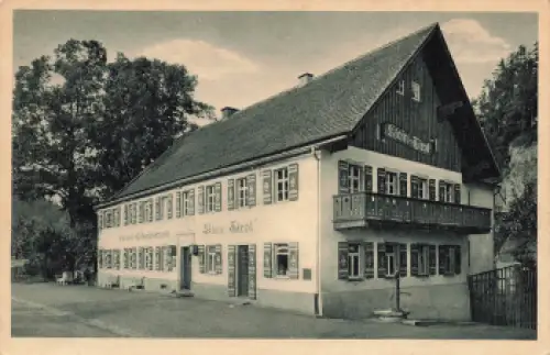 01768 Oberschlottwitz Glashütte Restaurant Klein Tirol * um 1930