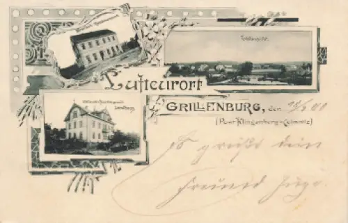 01737 Grillenburg Tharandt Nestlers Restaurant Valentin Hartmanns  Landhaus o 1900