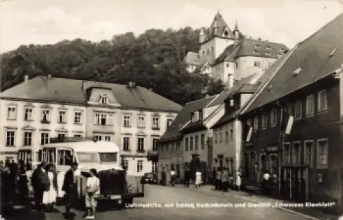 01825 Liebstadt Schloß Kuckuckstein Gasthof Schwarzes Kleeblatt o 1959