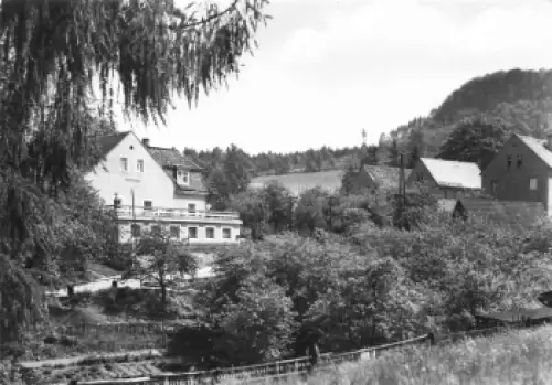 01814 Kleingießhübel Sächsische Schweiz Zschirnsteinbaude o 1985