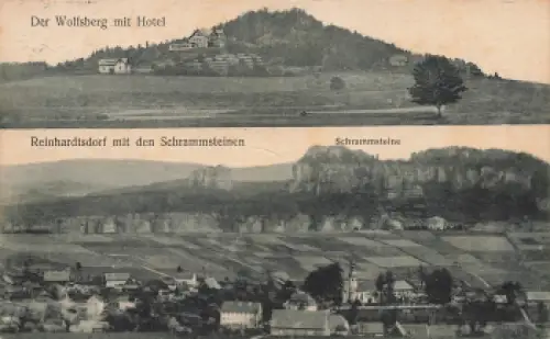 01814 Reinhardtsdorf Sächsische Schweiz Hotel auf dem Wolfsberg o 1926