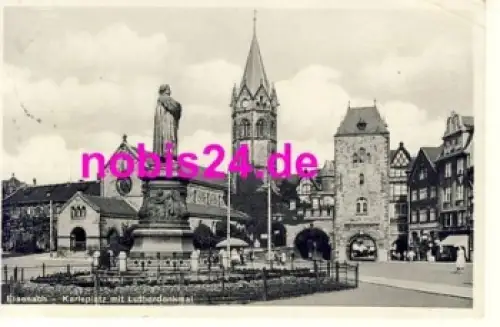 Eisenach Karlsplatz Lutherdenkmal o 1939