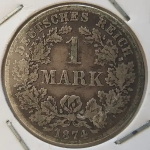 1 Mark 1874 C Kaiserreich Silbermünze