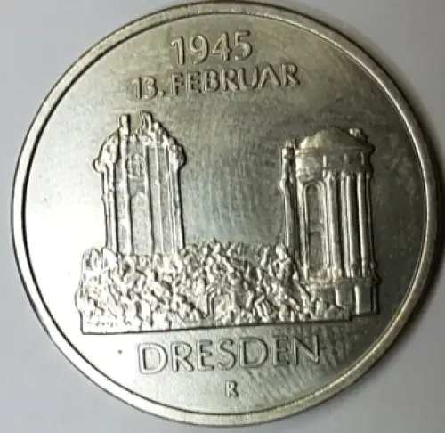 5 Mark DDR 1985 Dresden Frauenkirche