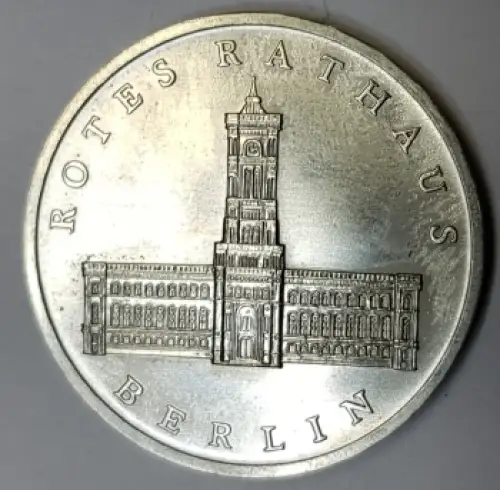 5 Mark DDR 1987 Berlin Rote Rathaus