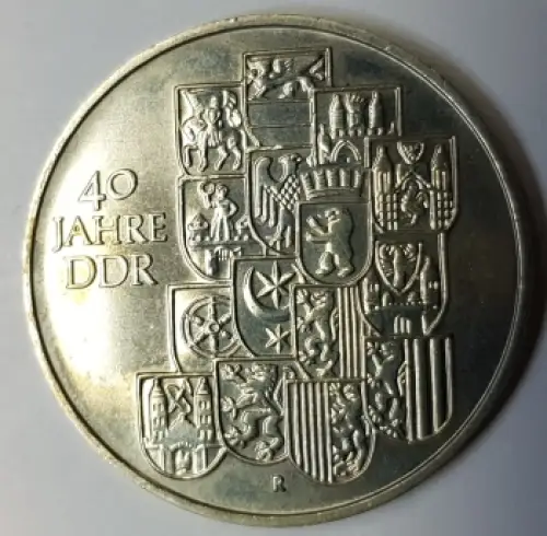10 Mark DDR 1989 40 Jahre DDR