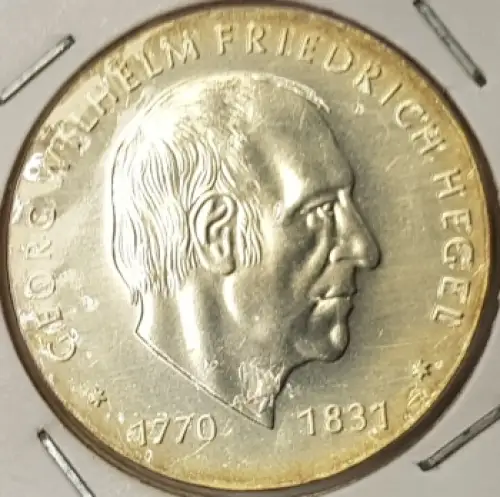 10 Mark DDR 1981 G.W. Friedrich Hegel