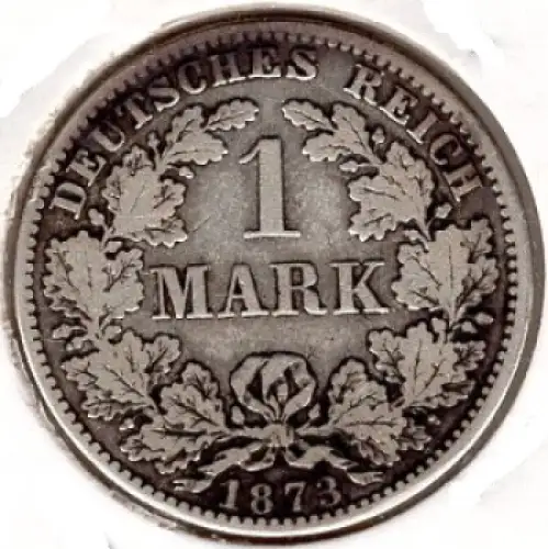 1 Mark 1873 A Silbermünze Kaiserreich