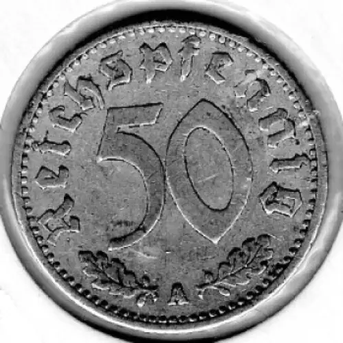50 Reichspfennig 1935 A Drittes Reich Reichsadler