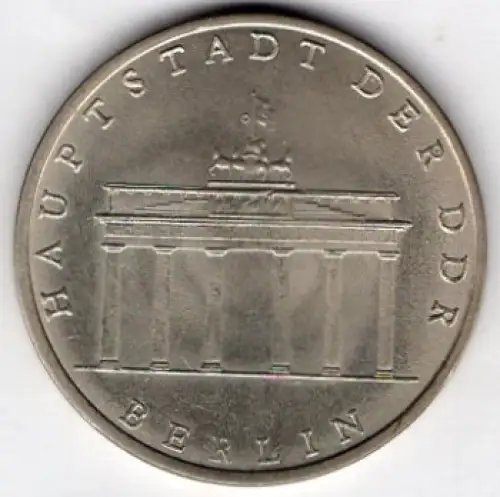 5 Mark DDR 1971 Brandenburger Tor