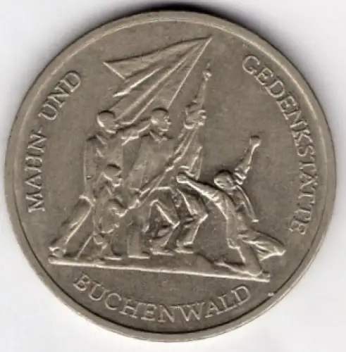 10 Mark DDR 1972 Mahnmal Buchenwald