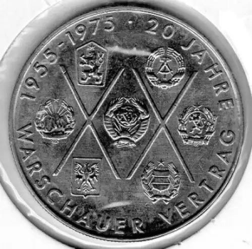 10 Mark DDR 1975 20 Jahre Warschauer Vertrag