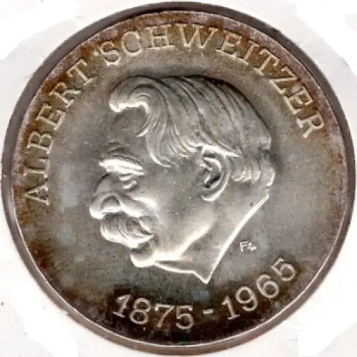 10 Mark DDR 1975 Albert Schweizer