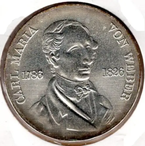 10 Mark DDR 1976 Carl Maria von Weber