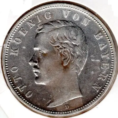 5 Mark Bayern 1902 Otto Silbermünze