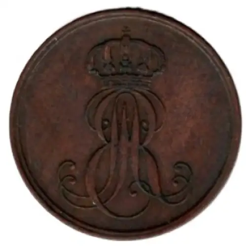 HANNOVER 2 Pfennig 1851 B König Ernst August