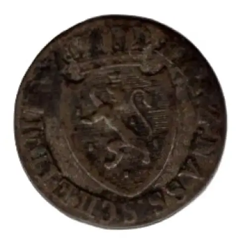 Nassau Herzogthum 3 Kreuzer 1825 Wilhelm