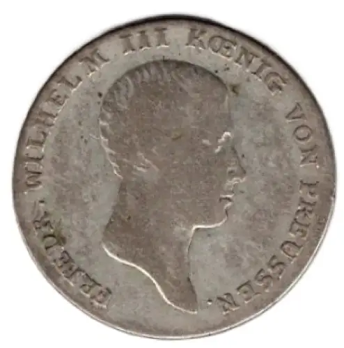Preußen 1/6 Reichstaler Silber 1816 A Friedrich Wilhelm III