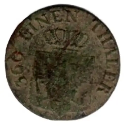 Preußen 1 Pfennig 1822 A Friedrich Wilhelm III