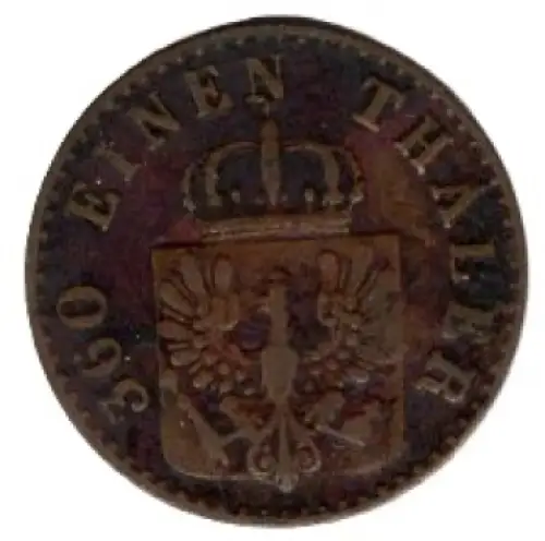 Preußen 1 Pfennig 1850 A Friedrich Wilhelm VI