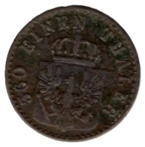Preußen 1 Pfennig 1851 A Friedrich Wilhelm VI