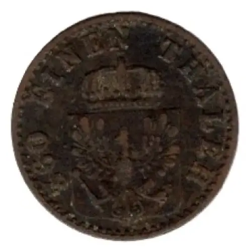 Preußen 1 Pfennig 1860 A Friedrich Wilhelm VI