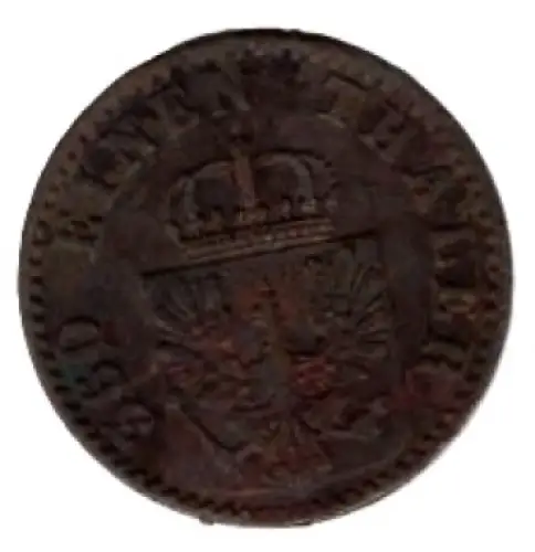 Preußen 1 Pfennig 1869 B Wilhelm I