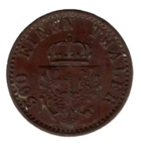 Preußen 1 Pfennig 1871 A Wilhelm I