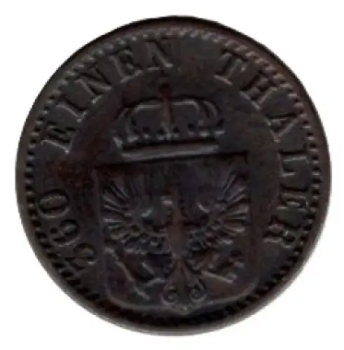 Preußen 1 Pfennig 1871 C Wilhelm I
