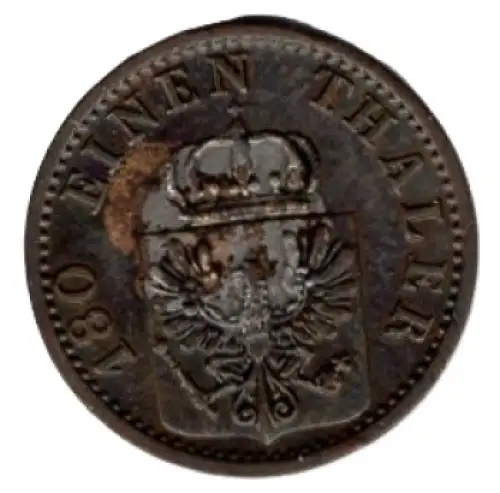 Preußen 2 Pfennig 1871 B Wilhelm I