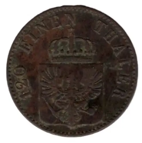 Preußen 3 Pfennig 1852 A Friedrich Wilhelm VI