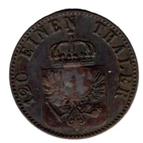 Preußen 3 Pfennig 1857 A Friedrich Wilhelm VI. 