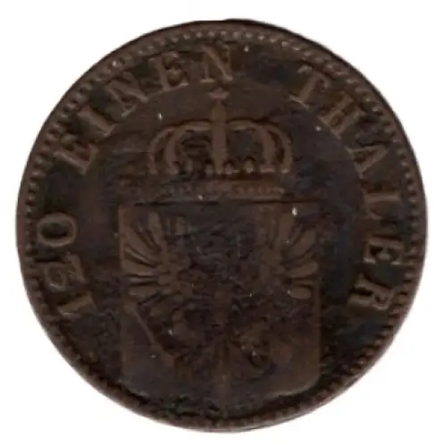 Preußen 3 Pfennig 1858 A Friedrich Wilhelm VI