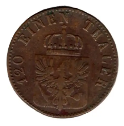 Preußen 3 Pfennig 1864 A Wilhelm I