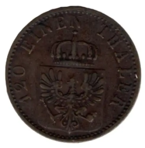 Preußen 3 Pfennig 1867 B Wilhelm I