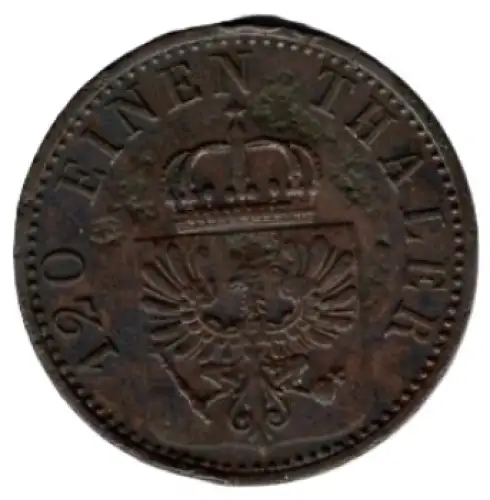 Preußen 3 Pfennig 1868 A Wilhelm I