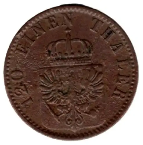 Preußen 3 Pfennig 1868 B Wilhelm I