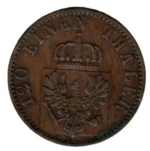 Preußen 3 Pfennig 1871 B Wilhelm I