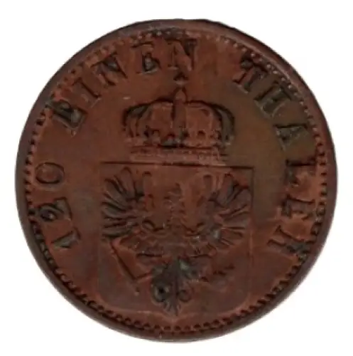 Preußen 3 Pfennig 1873 A Wilhelm I