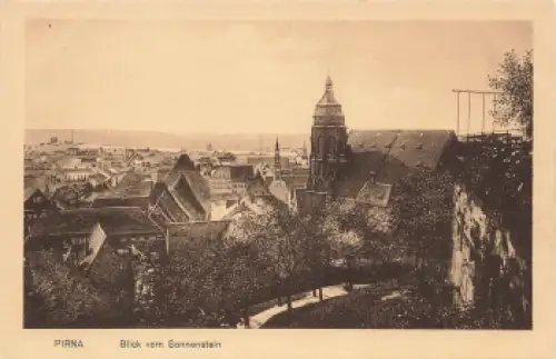01796 Pirna vom Sonnenstein * um 1930