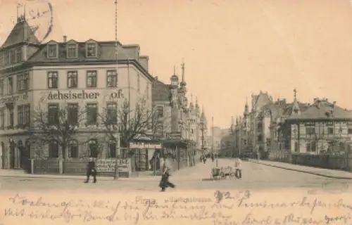 01796 Pirna Gartenstrasse Restaurant Sächsischer Hof o 1904
