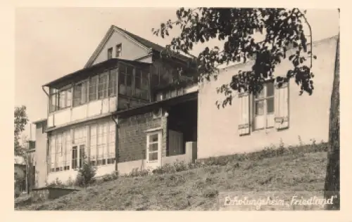 01796 Pirna Elbe Erholungsheim "Friedland" * um 1950